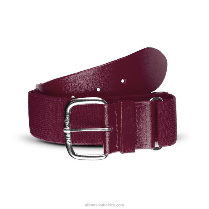 All Star THE HELIX - LIFETIME ELASTIC BELT T4LT746 Maroon