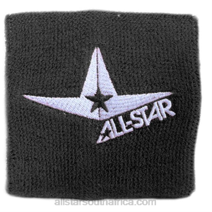 All Star LOW PROFILE WRIST BANDS T4LT791 Black