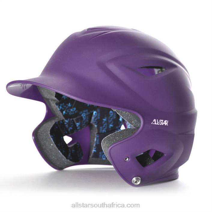 All Star S7 ADULT SOLID MATTE BATTING HELMET T4LT74 Purple