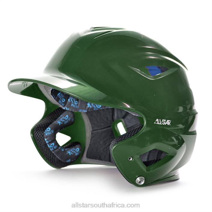All Star S7 SIZED GLOSS BATTING HELMET T4LT55 Dark Green