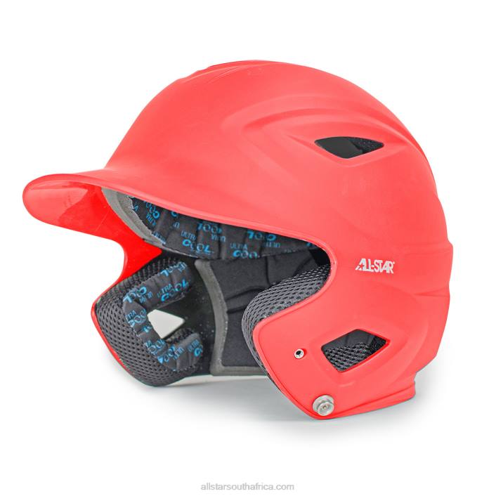 All Star S7 SIZED MATTE BATTING HELMET T4LT48 Scarlet