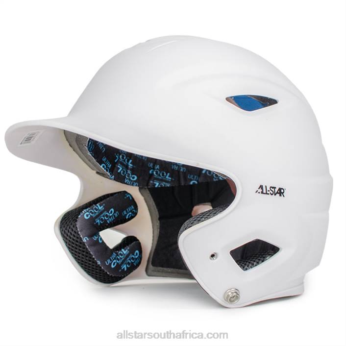 All Star S7 SIZED MATTE BATTING HELMET T4LT53 White