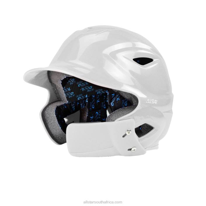 All Star S7 YOUTH BATTING HELMET W/ATTACHED JAWLINE T4LT24 White