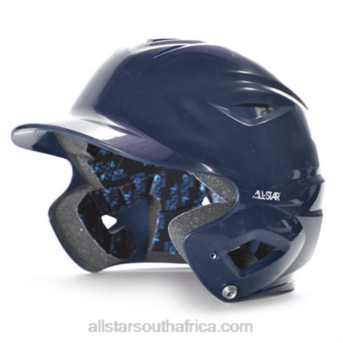 All Star S7 YOUTH SOLID GLOSS BATTING HELMET T4LT81 Navy
