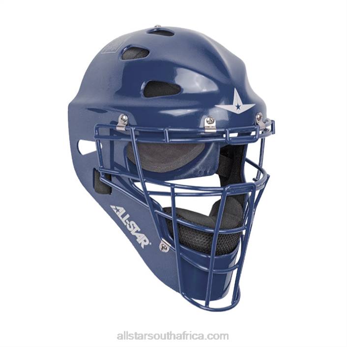 All Star MVP PLAYER'S SERIES CATCHER'S HELMET - SOLID GLOSS T4LT311 Navy