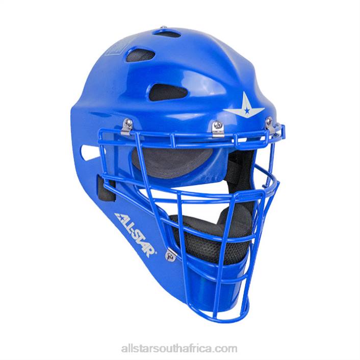 All Star MVP PLAYER'S SERIES CATCHER'S HELMET - SOLID GLOSS T4LT312 Royal