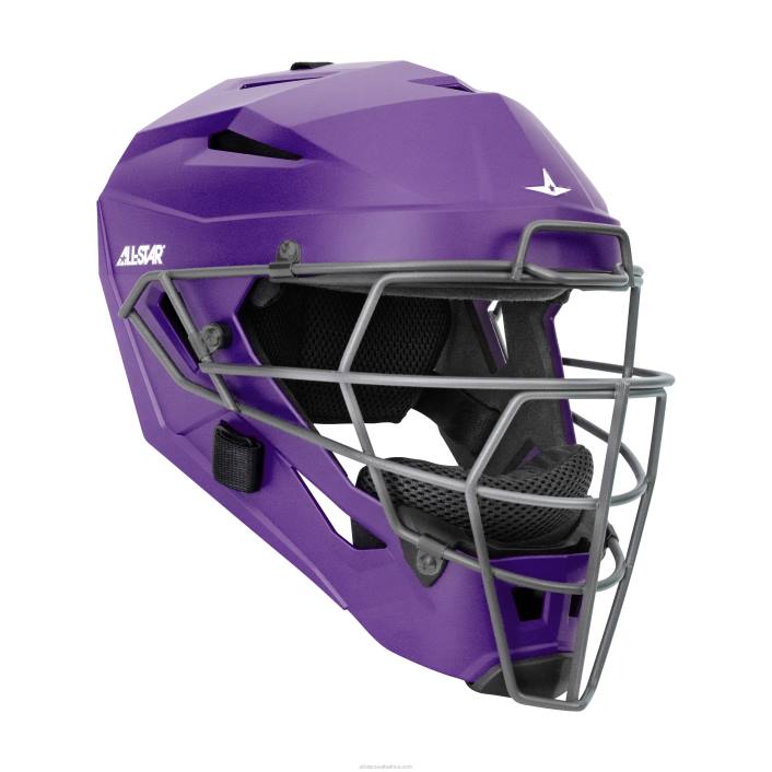 All Star MVP PRO CATCHER'S HELMET T4LT286 Purple