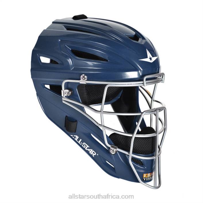 All Star MVP SYSTEM7 CATCHER'S HELMET - SOLID GLOSS T4LT301 Navy