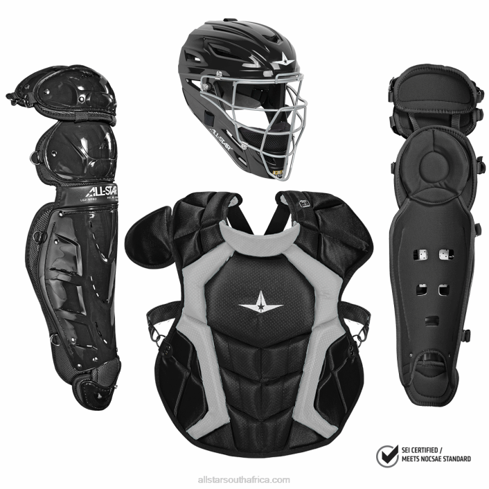 All Star CLASSIC PRO CATCHER'S KIT // MEETS NOCSAE T4LT127 Black