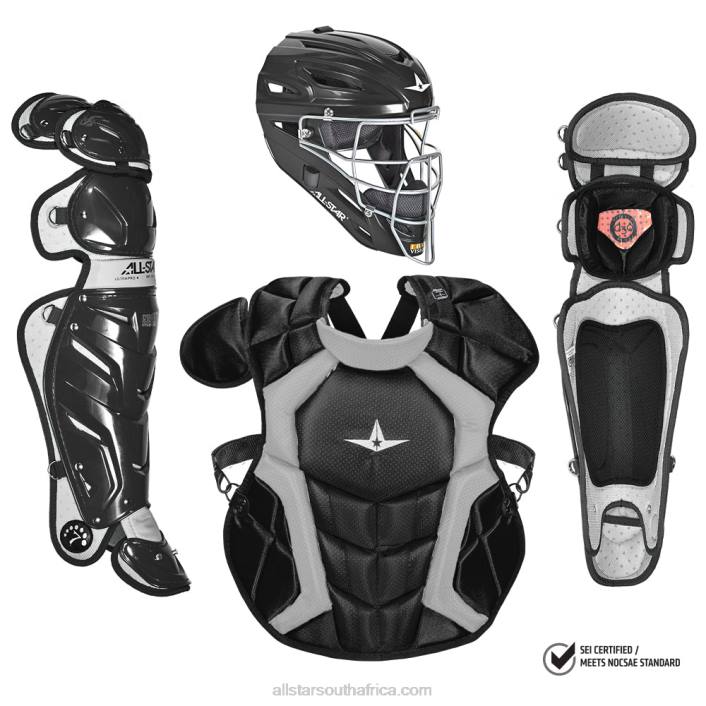 All Star S7 ADULT CATCHING KIT // MEETS NOCSAE T4LT121 Black