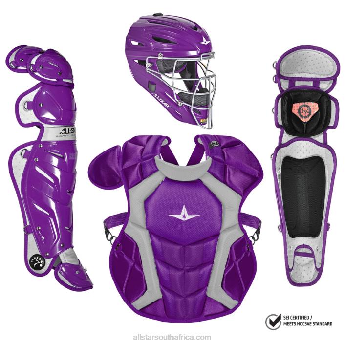 All Star S7 ADULT CATCHING KIT // MEETS NOCSAE T4LT167 Purple