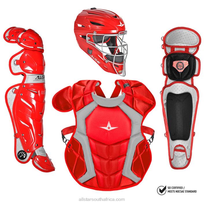 All Star S7 ADULT CATCHING KIT // MEETS NOCSAE T4LT169 Scarlet