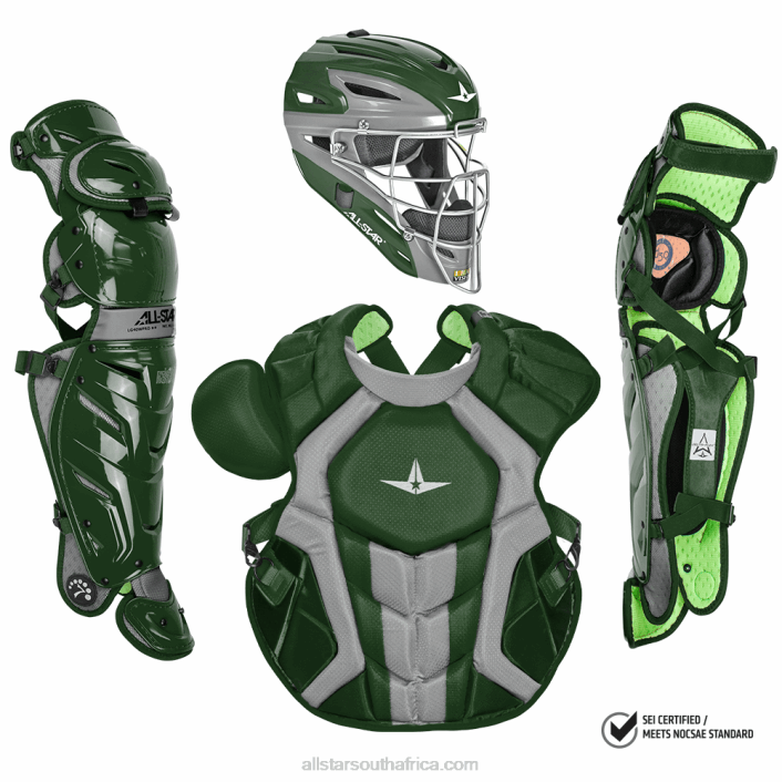 All Star S7 AXIS ADULT CATCHING KIT // MEETS NOCSAE T4LT157 Dark Green