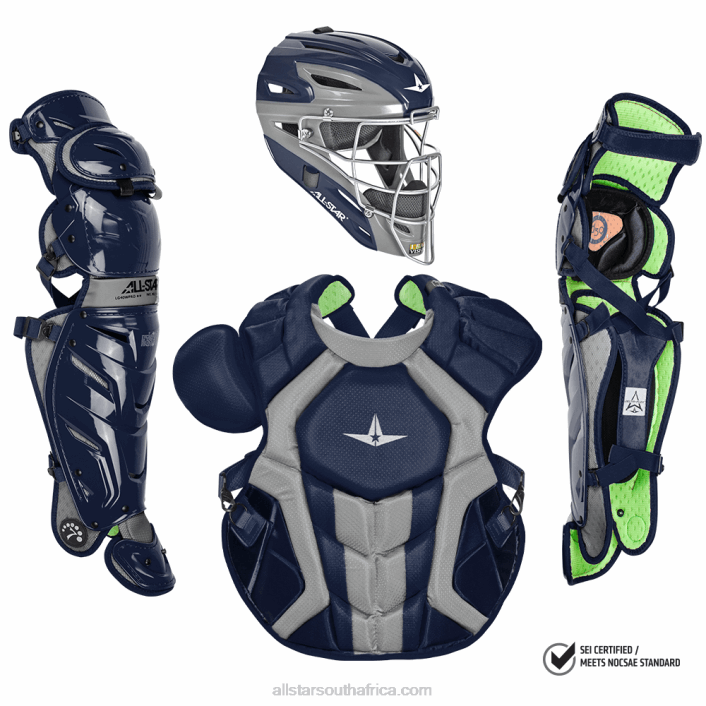 All Star S7 AXIS ADULT CATCHING KIT // MEETS NOCSAE T4LT160 Navy