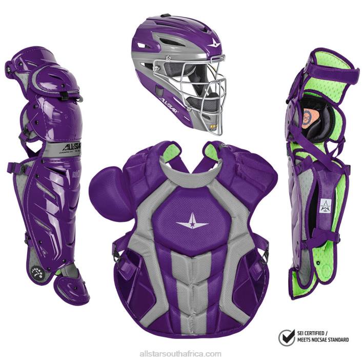All Star S7 AXIS ADULT CATCHING KIT // MEETS NOCSAE T4LT161 Purple
