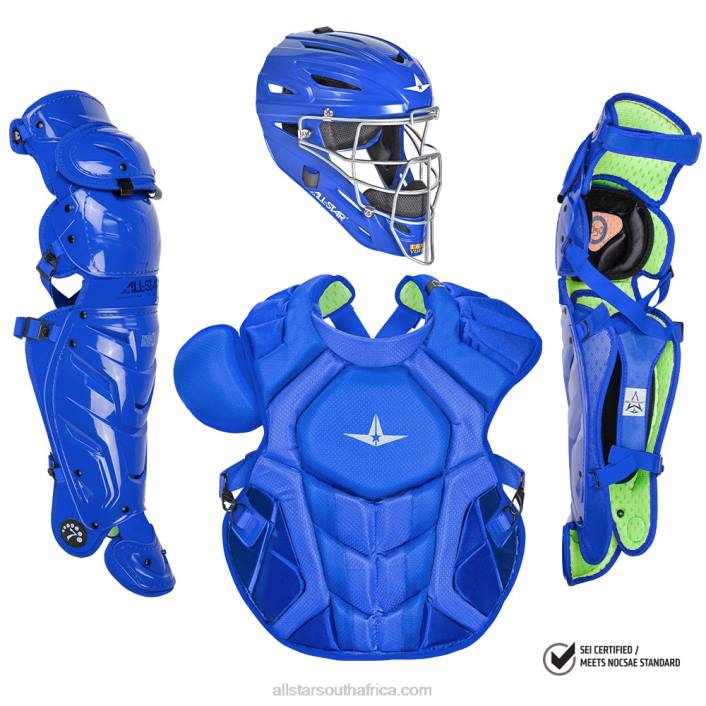 All Star S7 AXIS ADULT CATCHING KIT, SOLID COLOR // MEETS NOCSAE T4LT155 Royal
