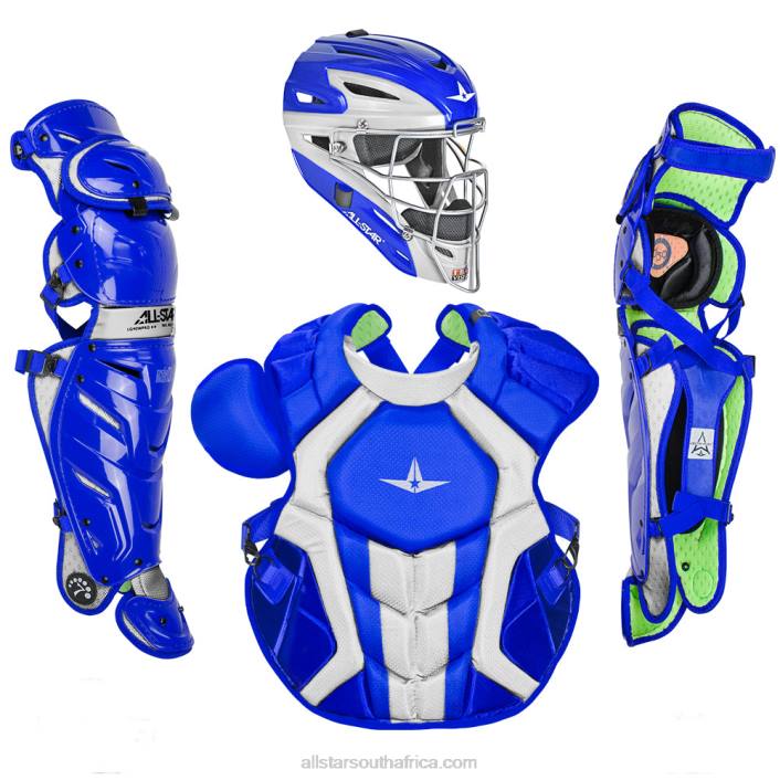 All Star S7 AXIS TWO TONE ADULT CATCHING KIT // MEETS NOCSAE T4LT149 Royal/White