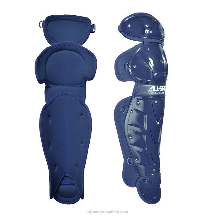 All Star PLAYER'S SERIES AGES 7-9 LEG GUARDS (12.5") T4LT377 Navy