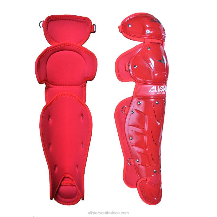All Star PLAYER'S SERIES AGES 9-12 LEG GUARDS (13.5") T4LT376 Scarlet