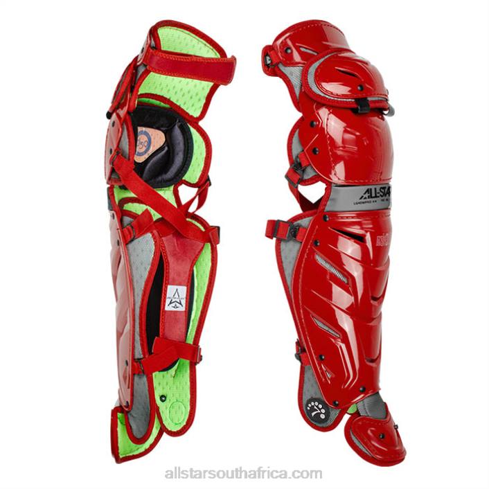 All Star S7 AXIS ADULT PRO LEG GUARDS T4LT324 Cardinal