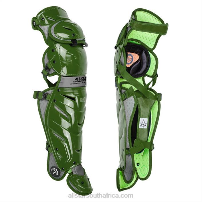 All Star S7 AXIS ADULT PRO LEG GUARDS T4LT325 Dark Green