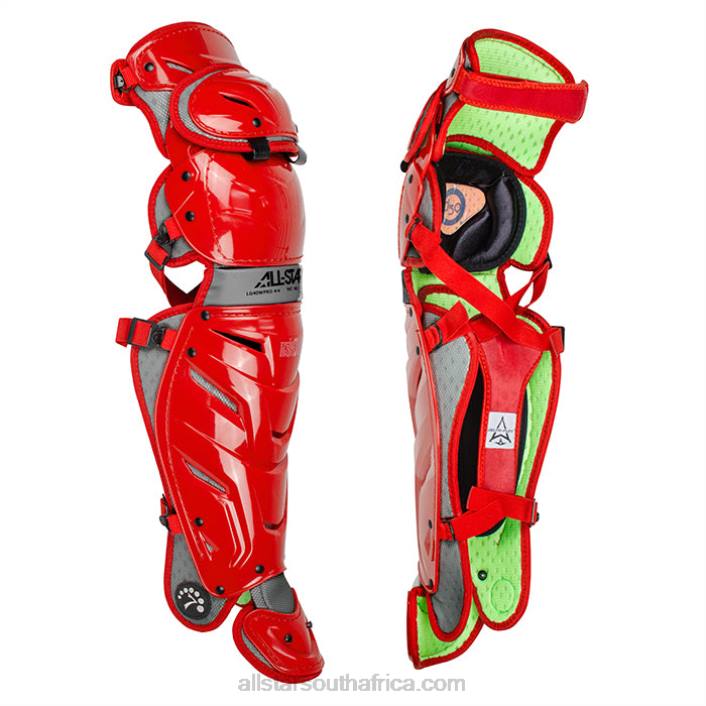 All Star S7 AXIS ADULT PRO LEG GUARDS T4LT337 Scarlet
