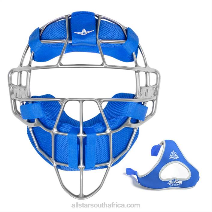 All Star S7 AXIS MAGNESIUM FACE MASK W/ LUC PADS T4LT406 Royal
