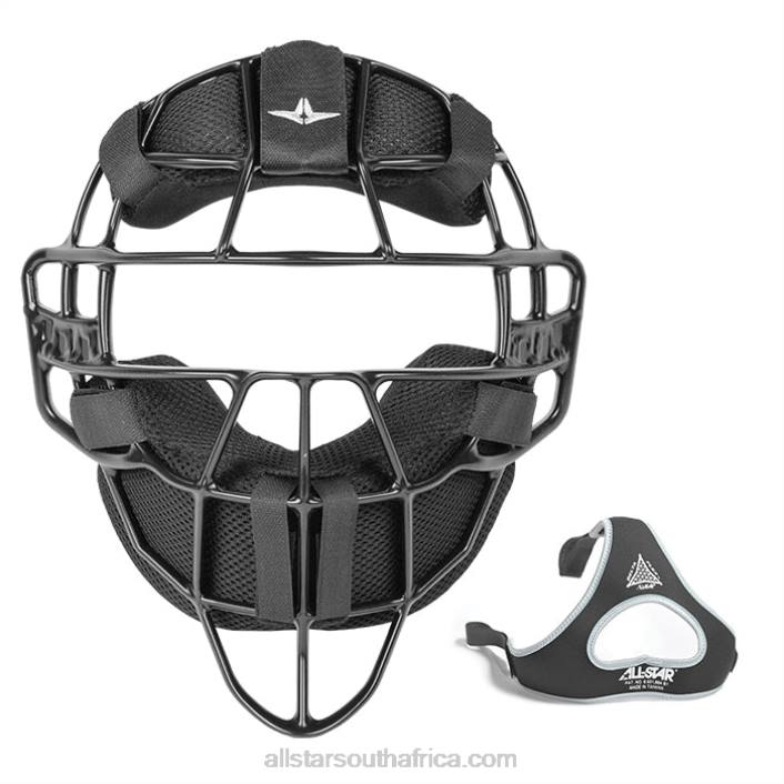 All Star S7 AXIS MATTE MAGNESIUM FACE MASK W/ LUC PADS T4LT382 Black