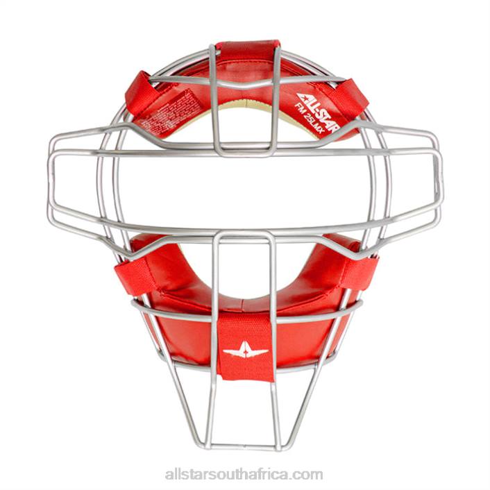 All Star TITANIUM TRADITIONAL FACE MASK W/ LMX PADS T4LT392 Scarlet