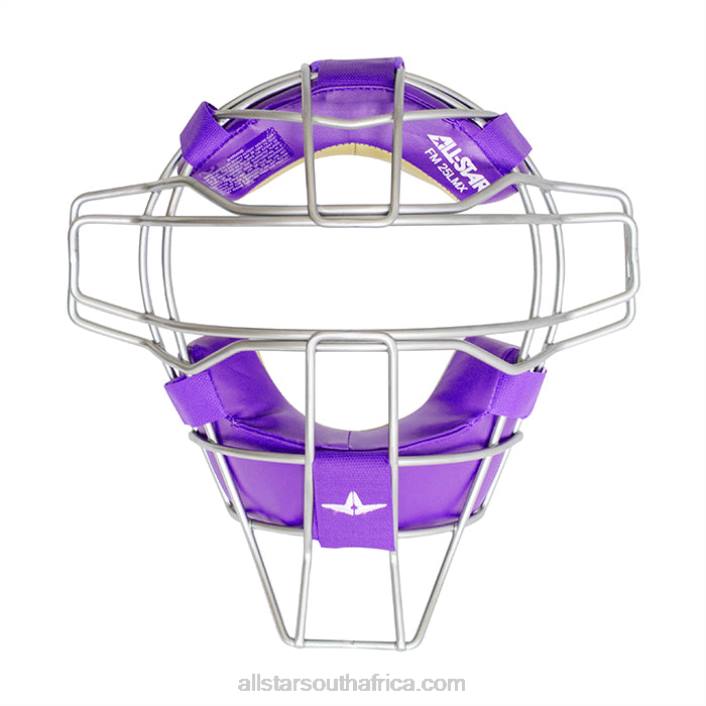 All Star TITANIUM TRADITIONAL FACE MASK W/ LMX PADS T4LT395 Purple