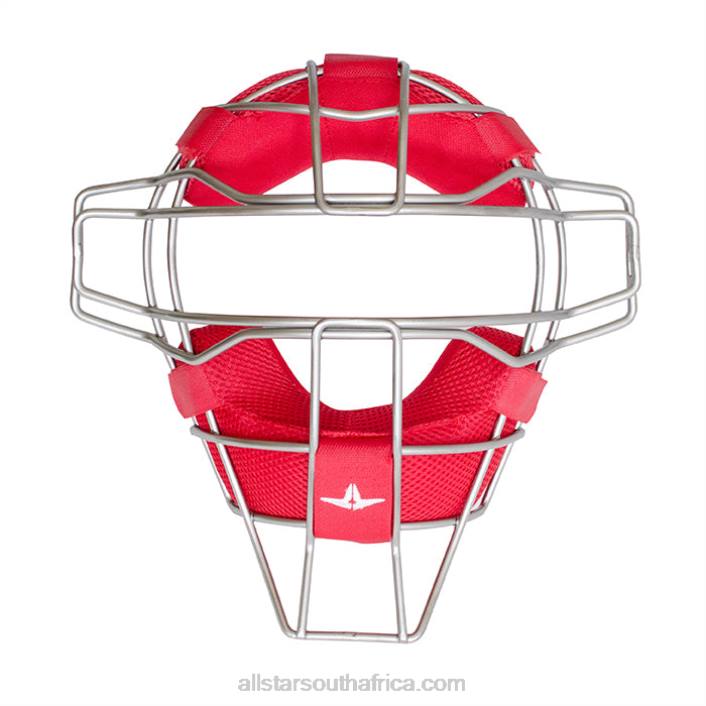 All Star TITANIUM TRADITIONAL FACE MASK W/ LUC PADS T4LT399 Scarlet