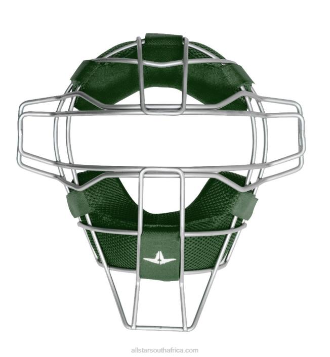 All Star TITANIUM TRADITIONAL FACE MASK W/ LUC PADS T4LT402 Dark Green