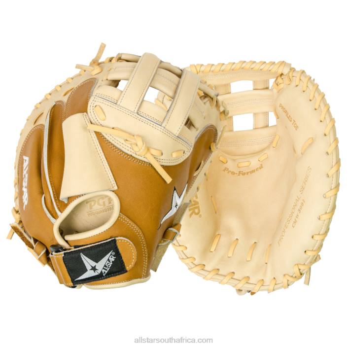 All Star AF-ELITE SERIES// 33.5" CATCHER'S MITT T4LT530 Saddle/Cream