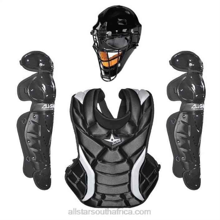All Star FASTPITCH SERIES CATCHING KIT T4LT526 Black