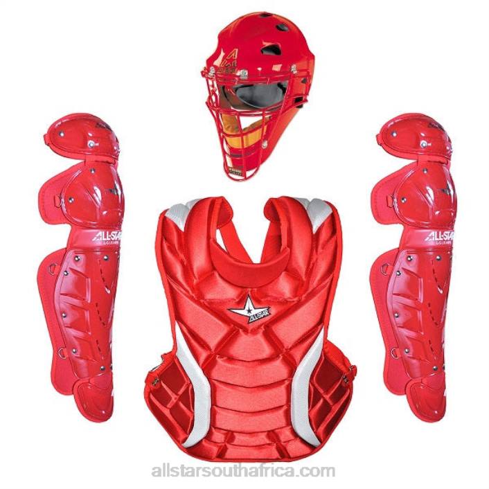 All Star FASTPITCH SERIES CATCHING KIT T4LT545 Scarlet