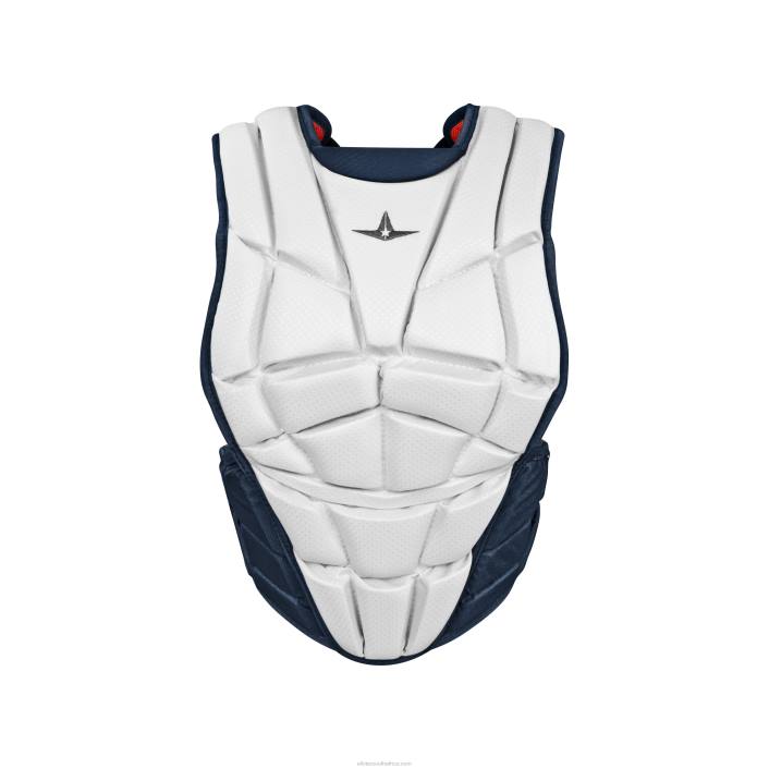 All Star AFx CHEST PROTECTOR WHITE TWO-TONE T4LT551 White/Navy