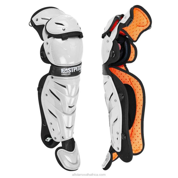 All Star AFX LEG GUARDS WHITE TWO-TONE T4LT587 White/Black