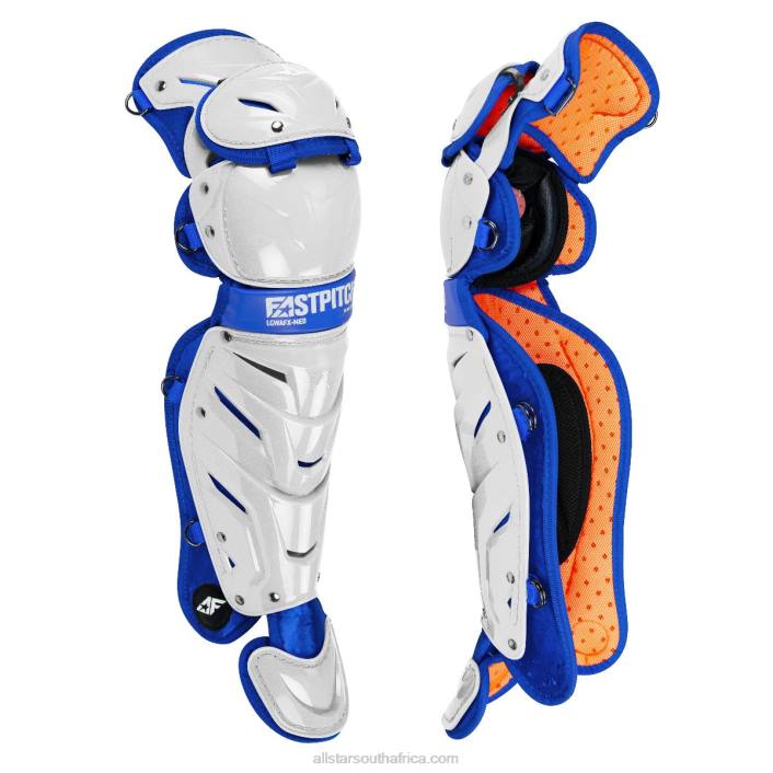 All Star AFX LEG GUARDS WHITE TWO-TONE T4LT594 White/Royal
